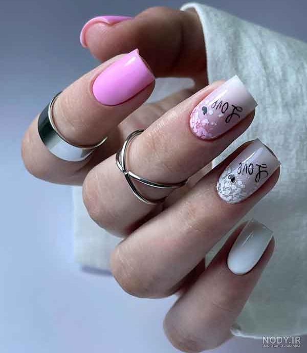 عکس طرح ناخن ژلیش بچه گانه