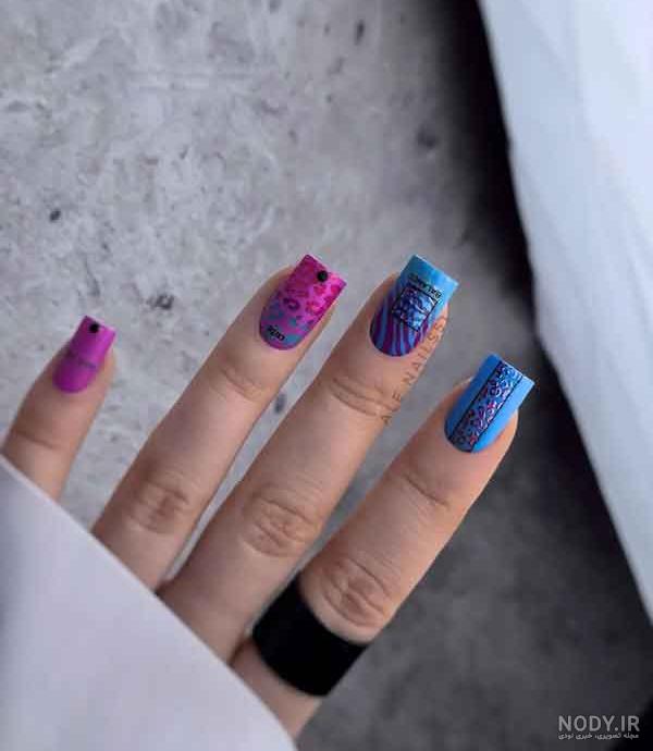 عکس ناخن های ژلیش بچه گانه