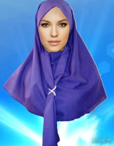 آموزش مقنعه لبنانی