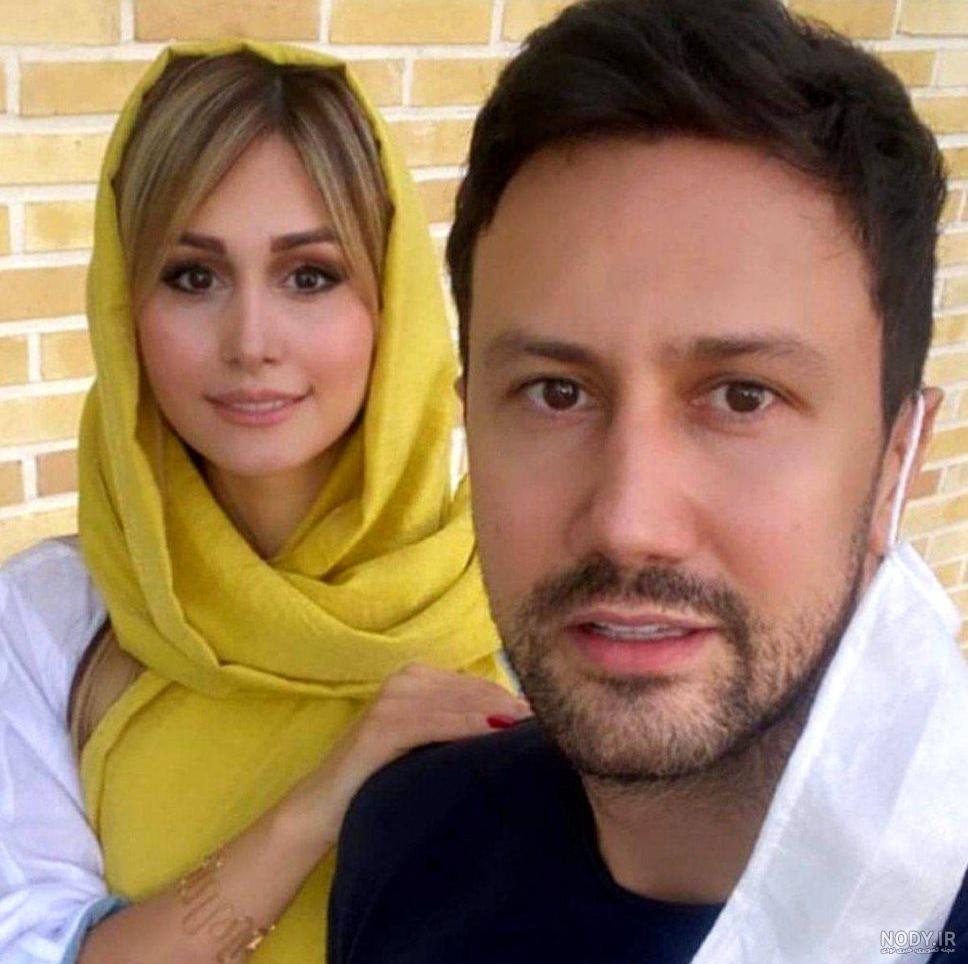 بیوگرافی شاهرخ استخری؛ عکس شخصی شاهرخ استخری و همسرش