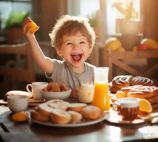 تزیین صبحانه سالم و ساده برای مدرسه