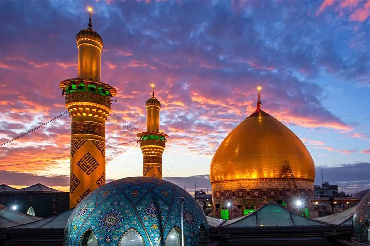 حرم امام علی (ع) در شب میلاد | تصاویر
