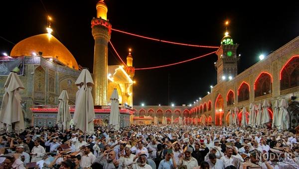 عصر امروز - عکس/ شب قدر در حرم امیرالمومنین امام علی (ع)