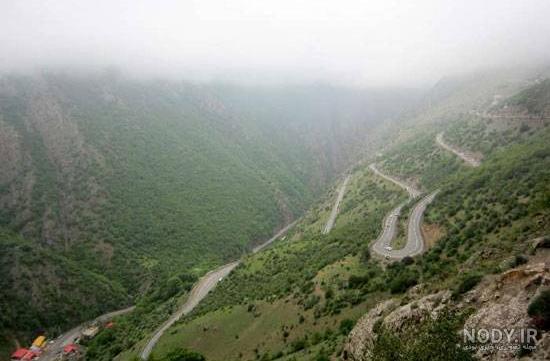 عکس جاده کندوان چالوس