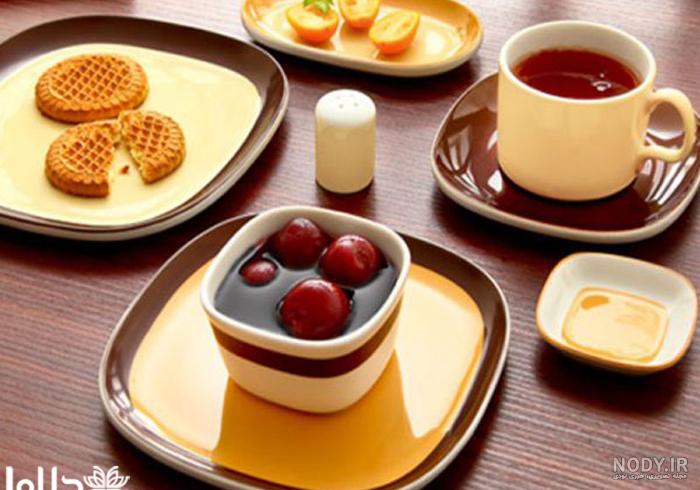 عکس ظرف صبحانه خوری