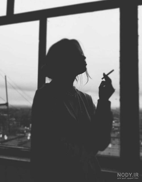 عکس غمگین دخترانه بدون متن سیاه سفید