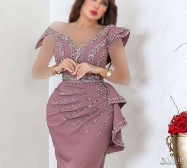 لباس مجلسی زنانه یقه باز