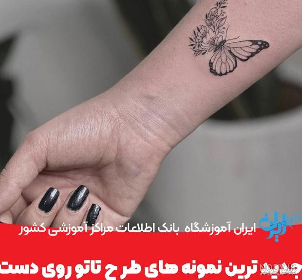 طراحی بسیار زیبای خالکوبی سه بعدی روی بدن