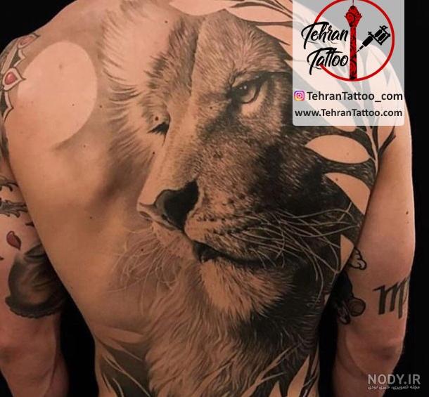 عکس تاتو چشم روی بدن