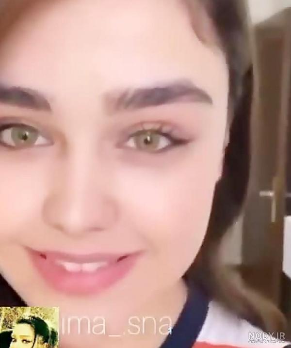 عکس دختر چشم سبز با حجاب