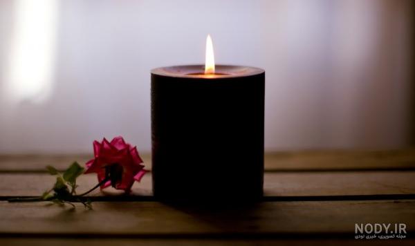 عکس مشکی و شمع - عکس نودی