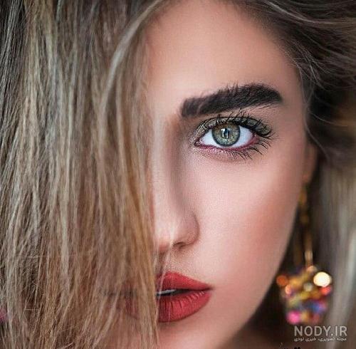 عکس چشم برای پروفایل بنفش - عکس نودی