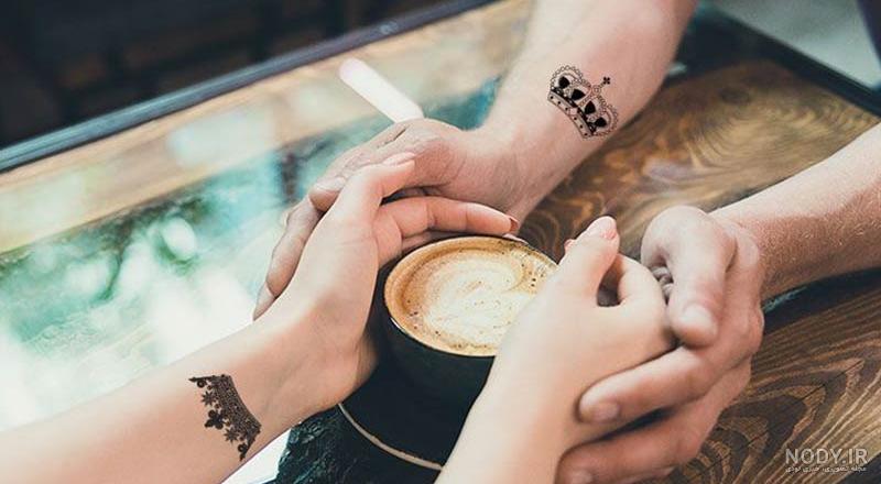 20 مدل تاتو ست عاشقانه جذاب برای زوج ها | تشریفات آفوربیا