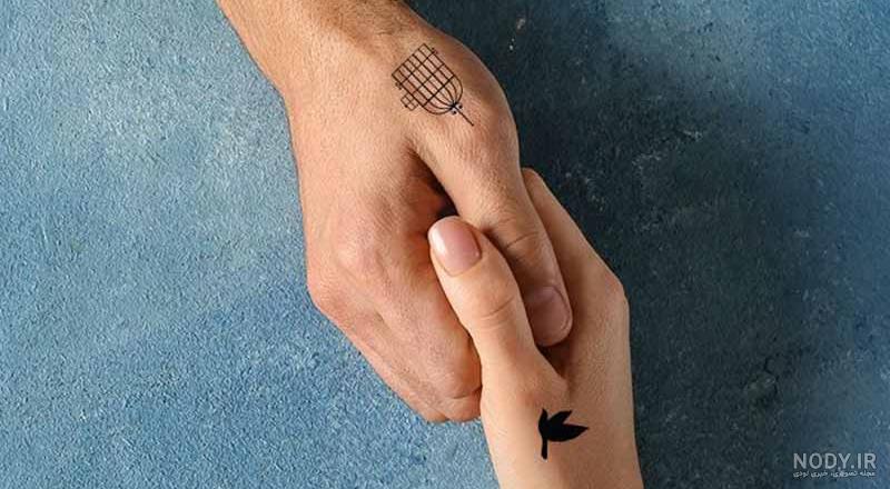 تتو های دونفره عاشقانه | برای انجام تاتو ست دو نفره اول فرد باید ...