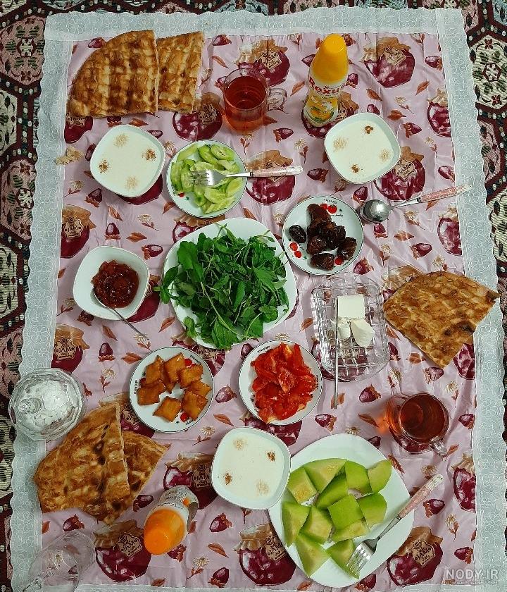 سفره افطار | تصاویر سفره افطار | سفره افطار مجلسی | سفره افطار ساده