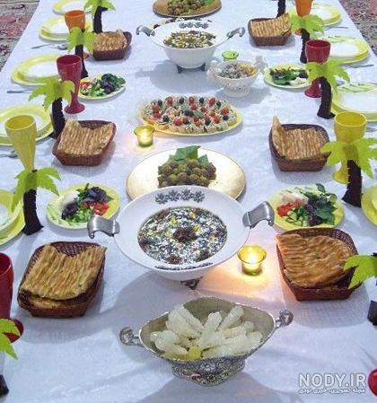 سفره افطاری ماه رمضان | سرآشپز پاپیون
