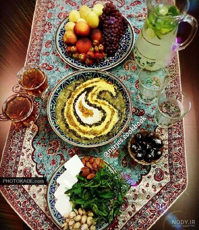 سفره افطاری | 100 مدل تزیین سفره افطار شیک و ساده - دلبرانه