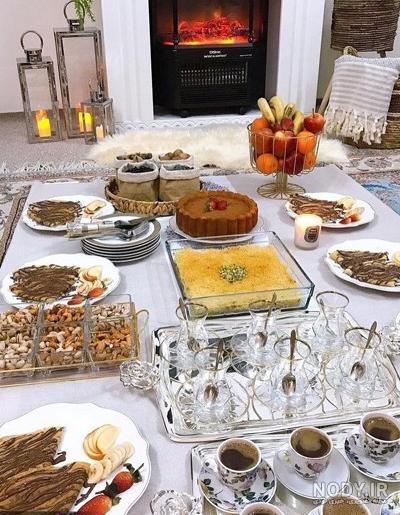عکس از سفره افطار ماه رمضان