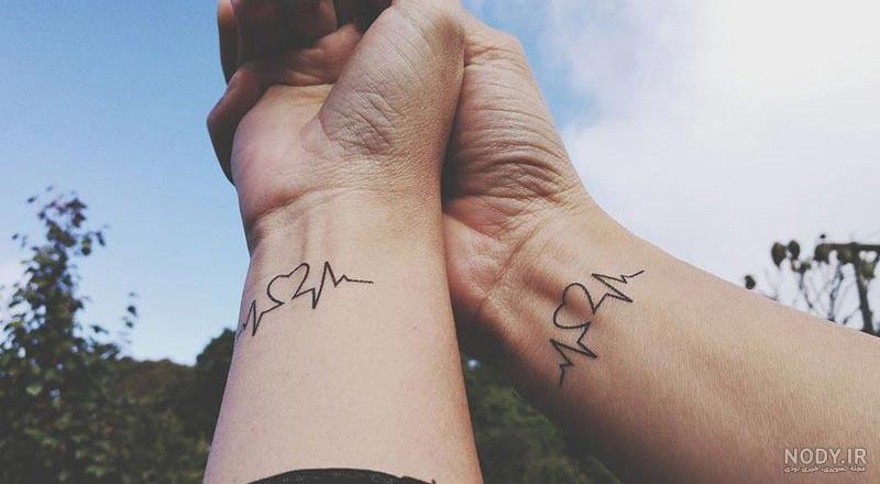 عکس تاتو دونفره ❤️ [ بهترین تصاویر ]