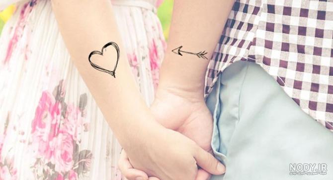 عکس تاتو دونفره ❤️ [ بهترین تصاویر ]