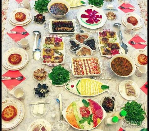 عکس سفره افطار و سحر - عکس نودی