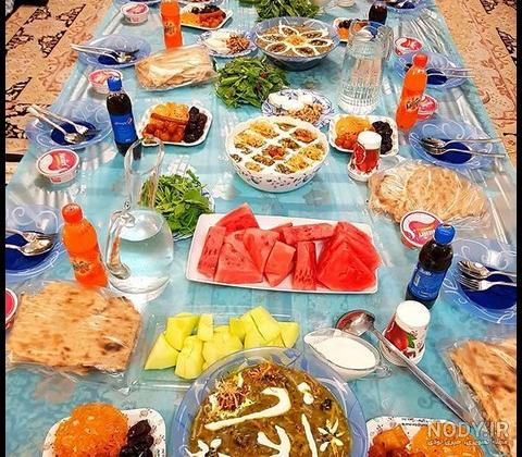 عکس سفره های ماه رمضان