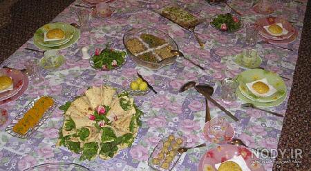 عکس مدل تزیین سفره افطار برای ماه رمضان سال 1401