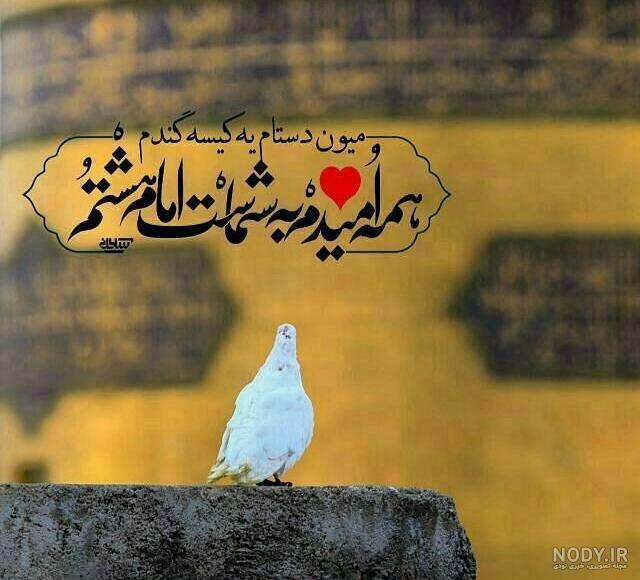 عکس پروفایل امام رضا (عاشقانه دلتنگی) با نوشته های زیبا