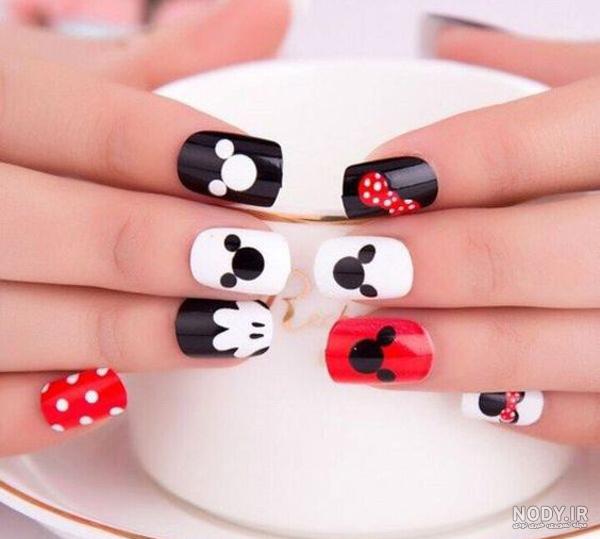 عکس ژلیش ناخن دخترانه عروسکی