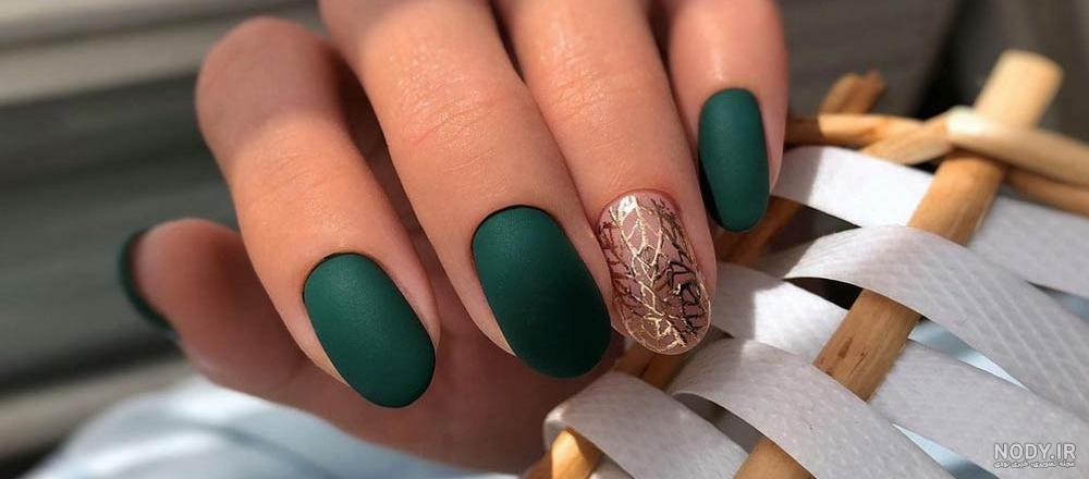 عکس ژلیش ناخن پاییزی