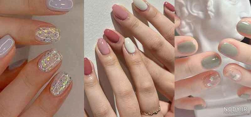 مدل ژلیش ناخن پا دخترانه - عکس نودی