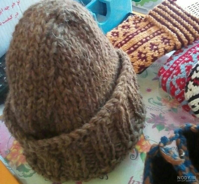 کلاه پشم گوسفنددستبافت و طبیعی - مرکز فروش نمد سنتی درجه یک کام