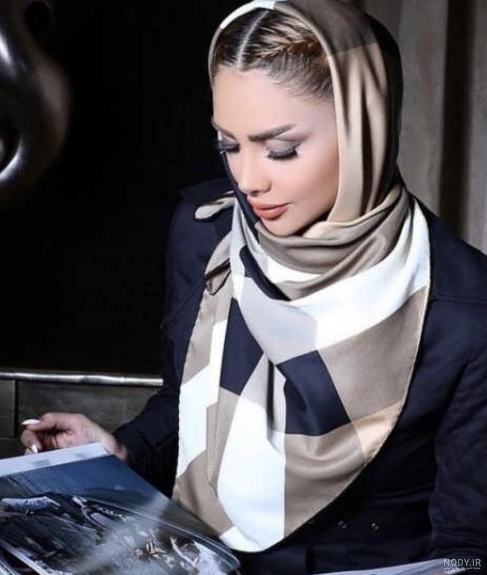 شال نخی کرم مشکی نارنجی – dolcevita mezon شال نخی کرم مشکی نارنجی – dolcevita mezon