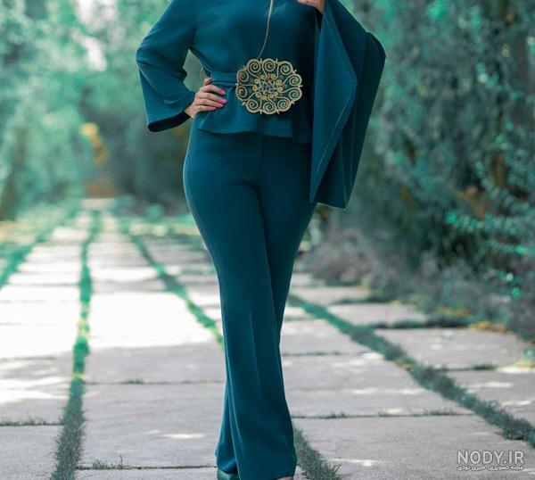 عکس بلوز شلوار مجلسی دخترانه