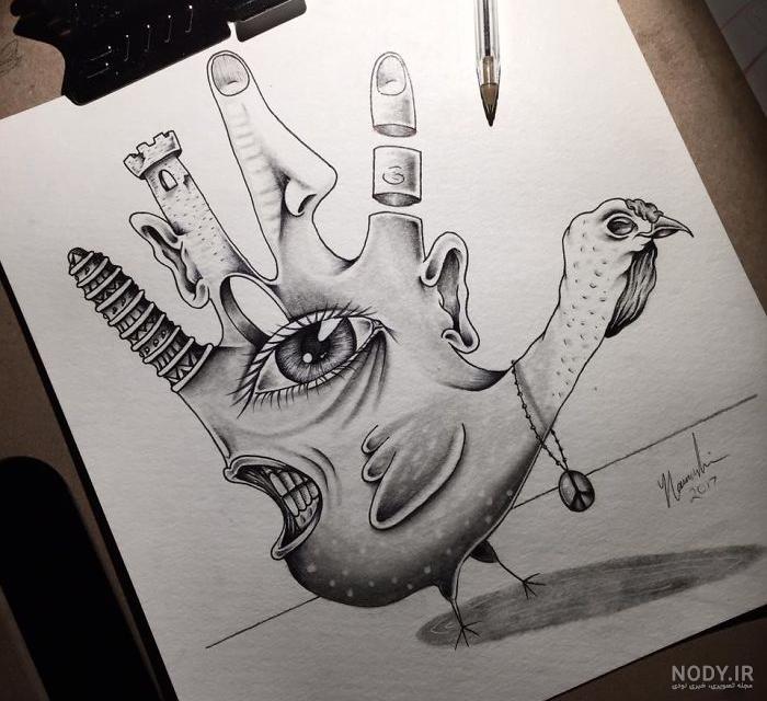 عکس ذهنی نقاشی