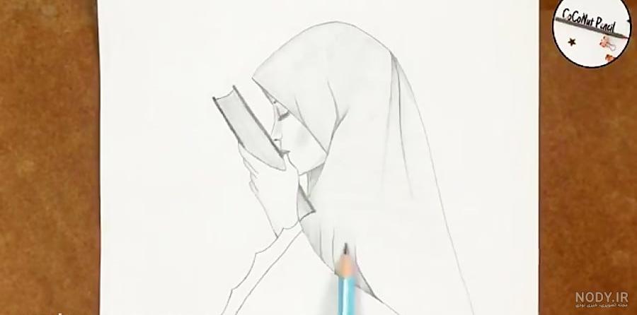 20 نقاشی شیک و باکلاس با موضوع حجاب برای رنگ آمیزی کودکان