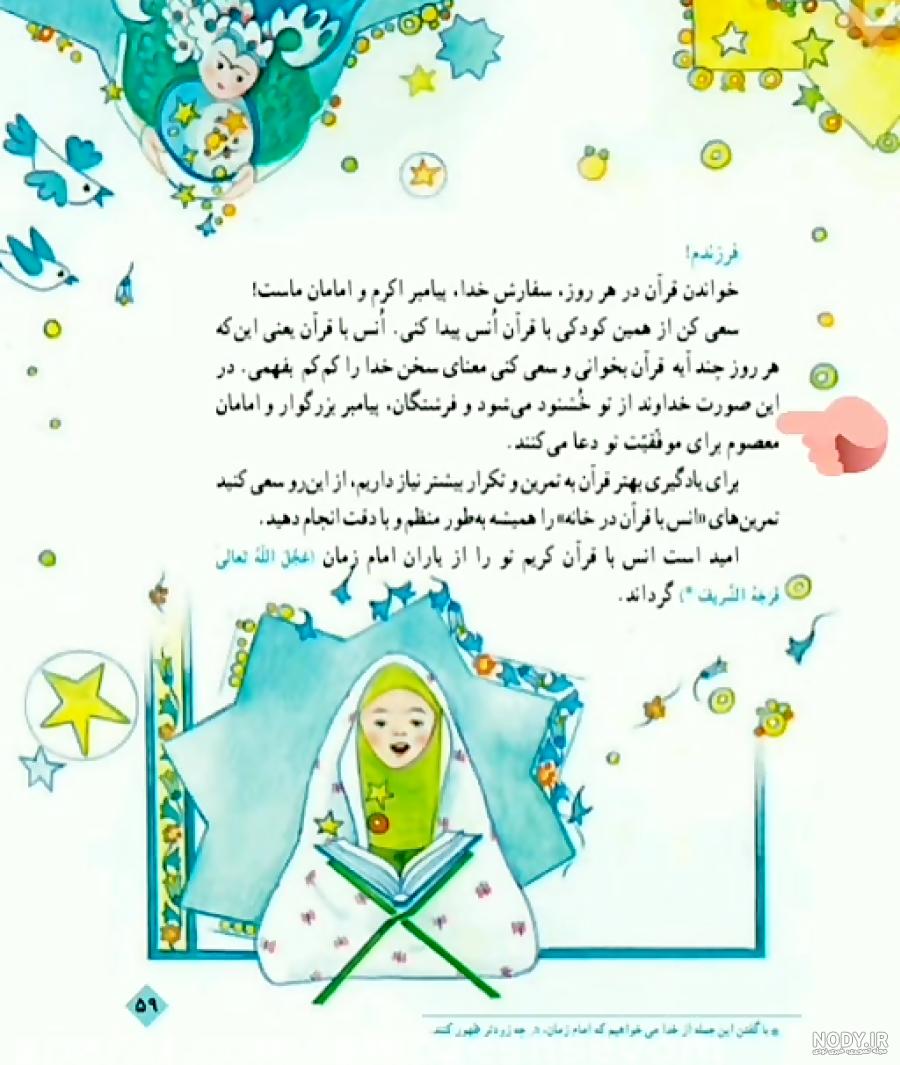 انس با قرآن 2 _ آیت الکرسی _ قرآن سوم ابتدایی