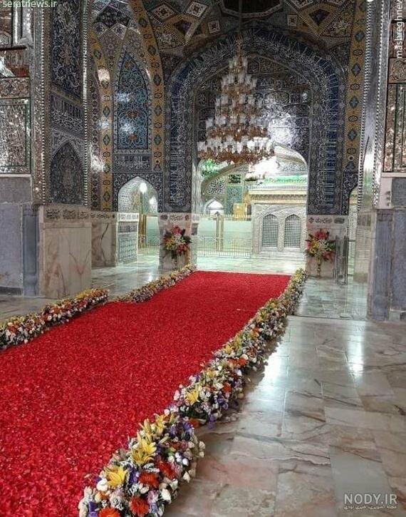 حرم امام رضا از هواپیما - عکس ویسگون