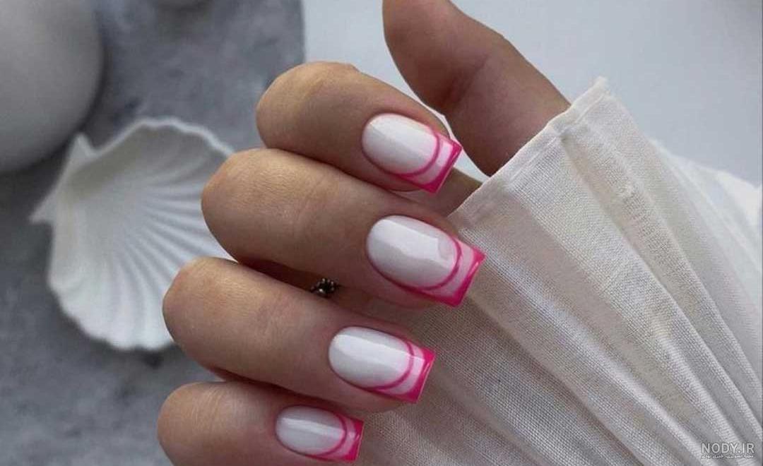 طرح ناخن فرنچ جدید