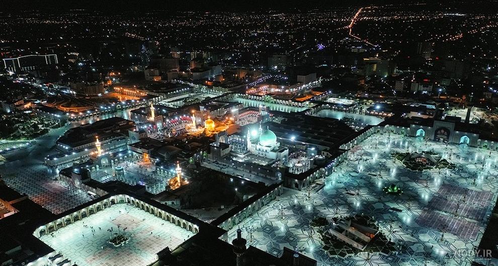 عکس حرم امام رضا هواپیما