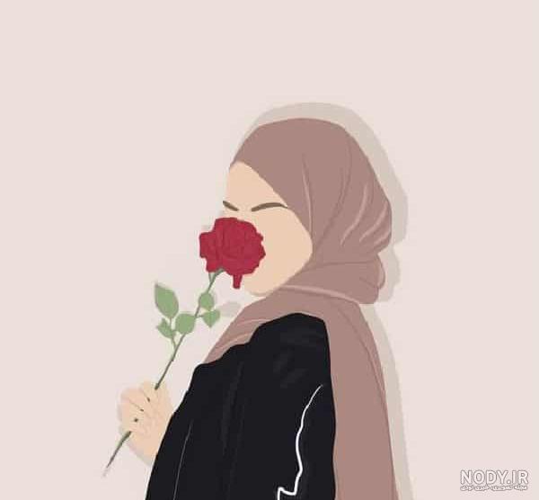 عکس دختر با حجاب کودکانه - عکس نودی