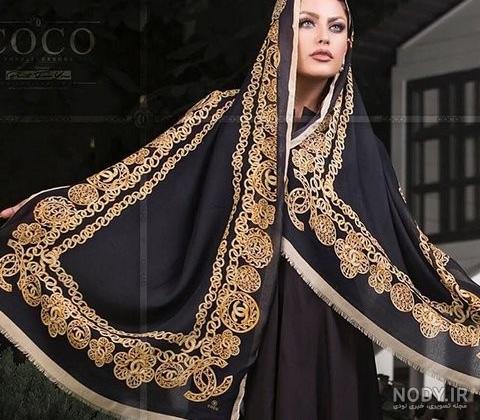 عکس روسری مشکی جدید عکس روسری مشکی جدید
