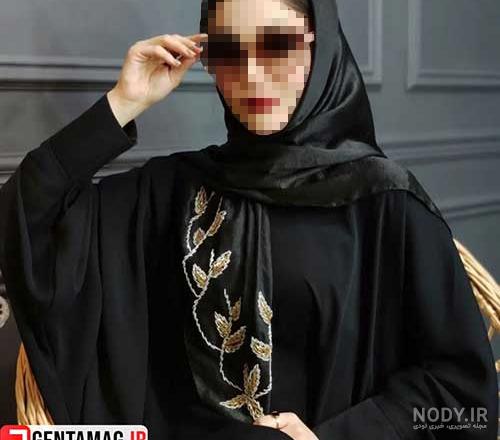 عکس روسری مشکی جدید عکس روسری مشکی جدید