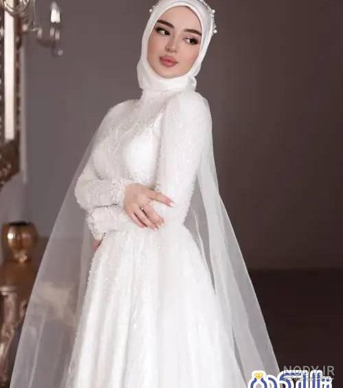 مدل لباس عقد پوشیده اسلامی