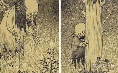 نقاشی فانتزی ترسناک - کامل (مولیزی)