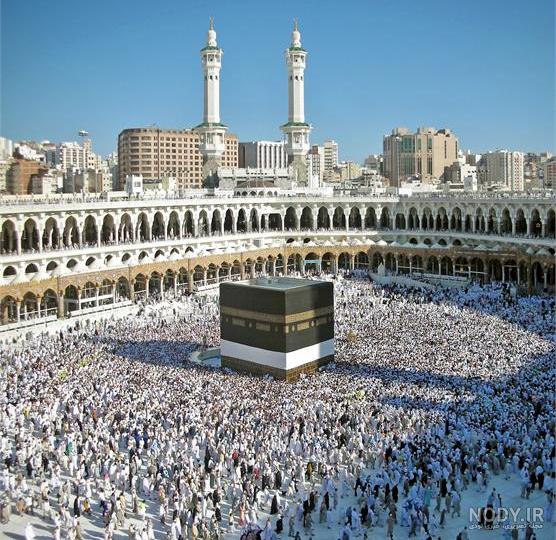 Kaaba, Mekkah Islamitische Heilige Masjid-Al-Haram in Grijze ...