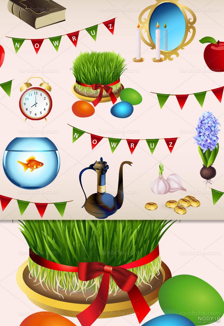 تزیین و نحوه چیدن سفره ۷ سین (عکس های شیک و لاکچری) تزیین و نحوه چیدن سفره ۷ سین (عکس های شیک و لاکچری)