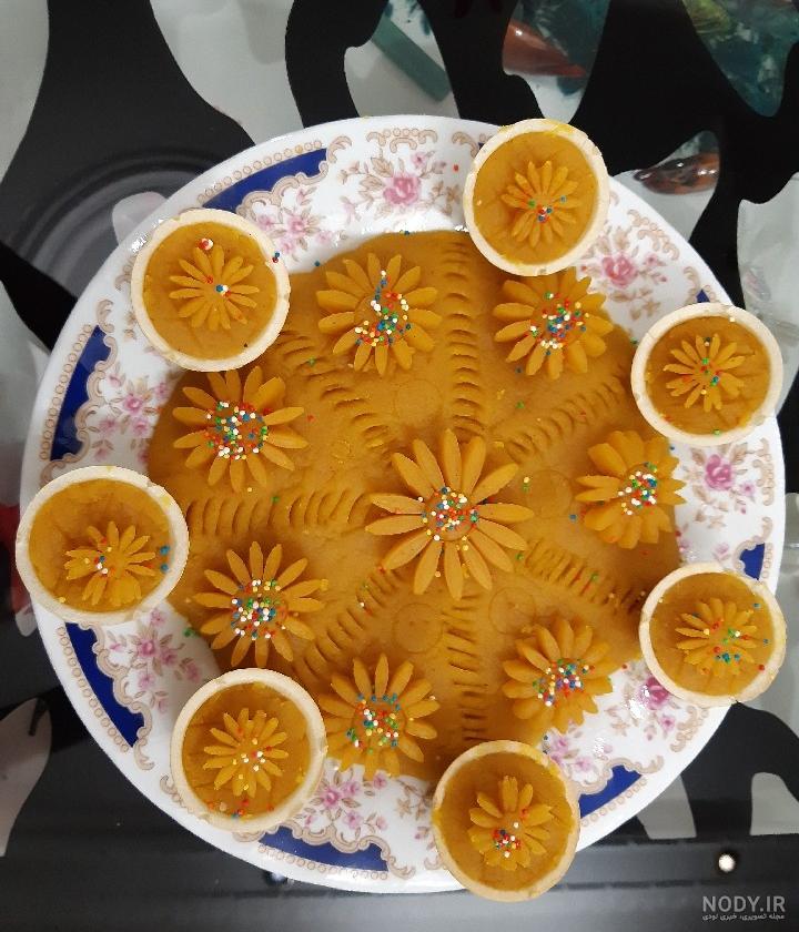 طرز تهیه حلوا زعفرانی مرحله به مرحله + نکات