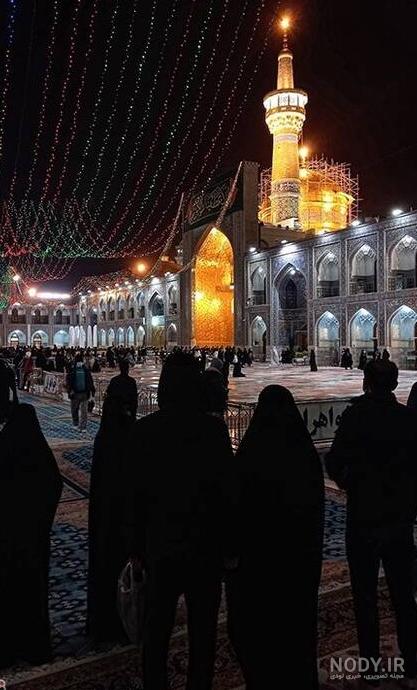 عکس داخل حرم امام رضا شلوغ