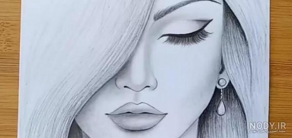 عکس نقاشی دخترانه زیبا ساده عکس نقاشی دخترانه زیبا ساده